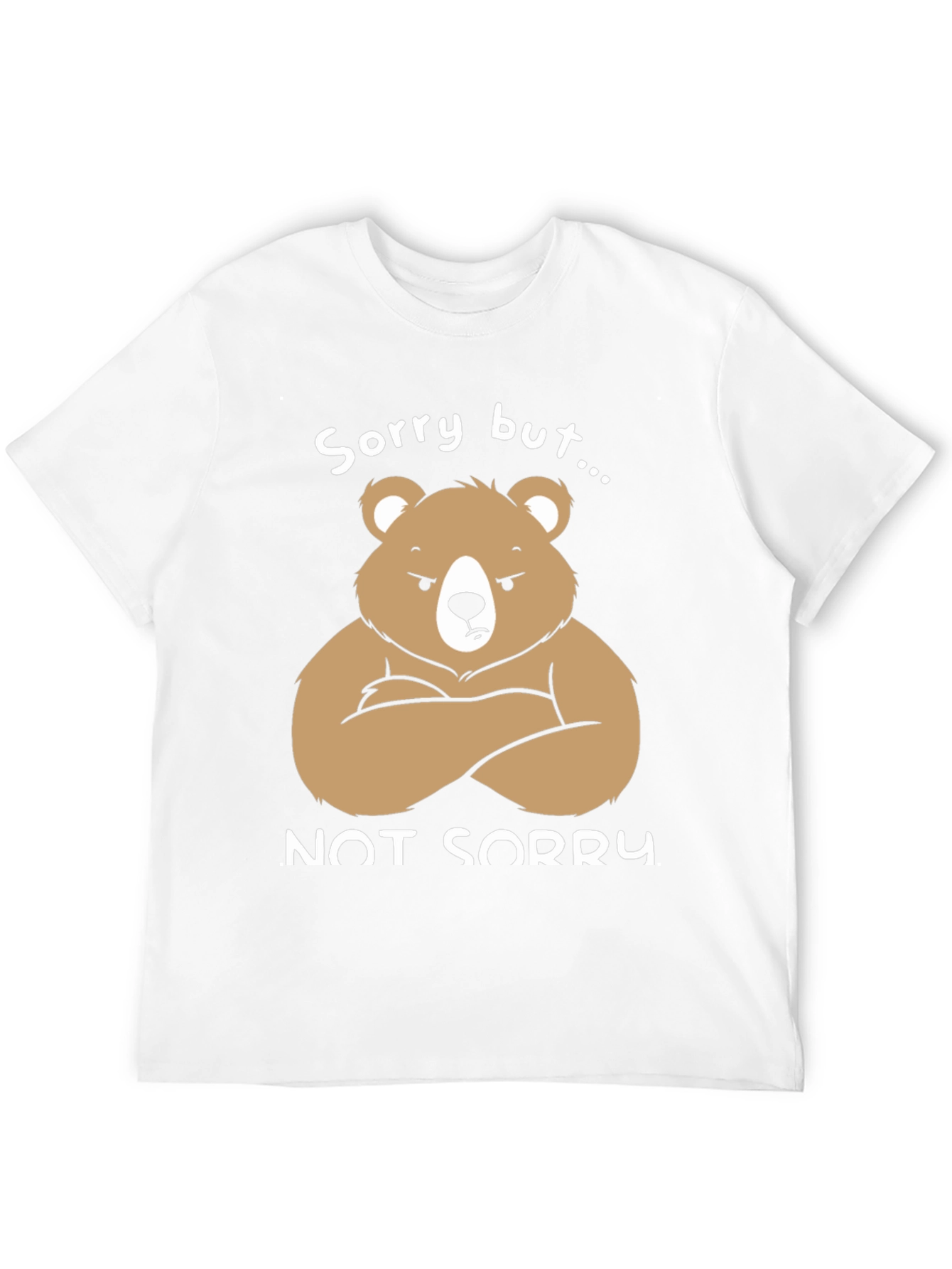 Grumpy Bear Not Sorry Graphic T-Shirt