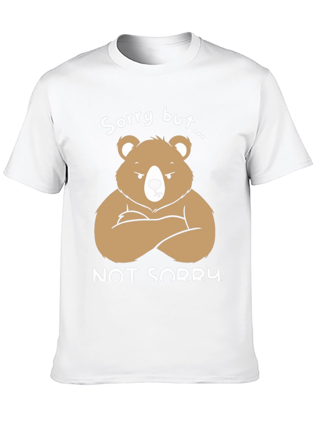 Grumpy Bear Not Sorry Graphic T-Shirt