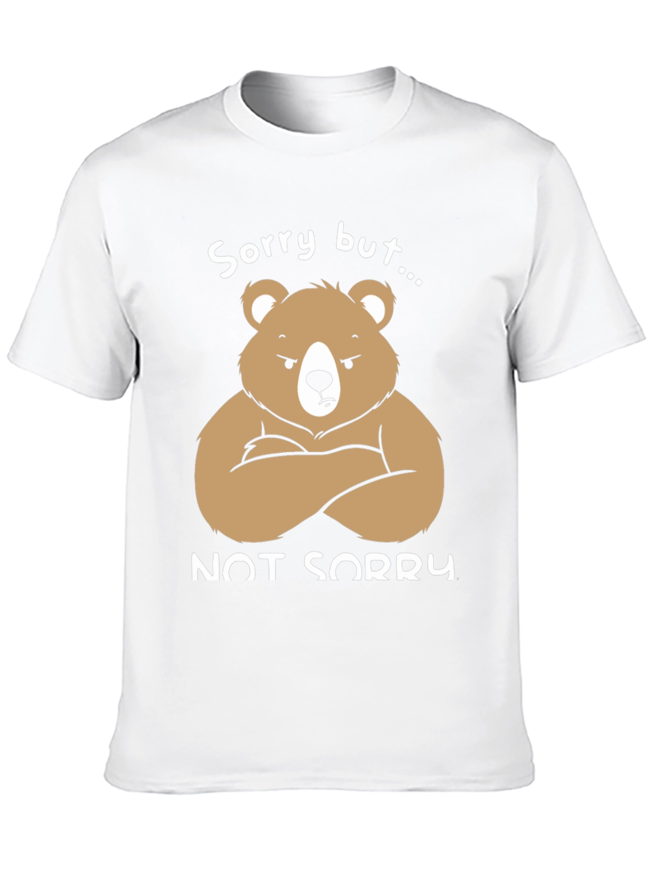 Grumpy Bear Not Sorry Graphic T-Shirt