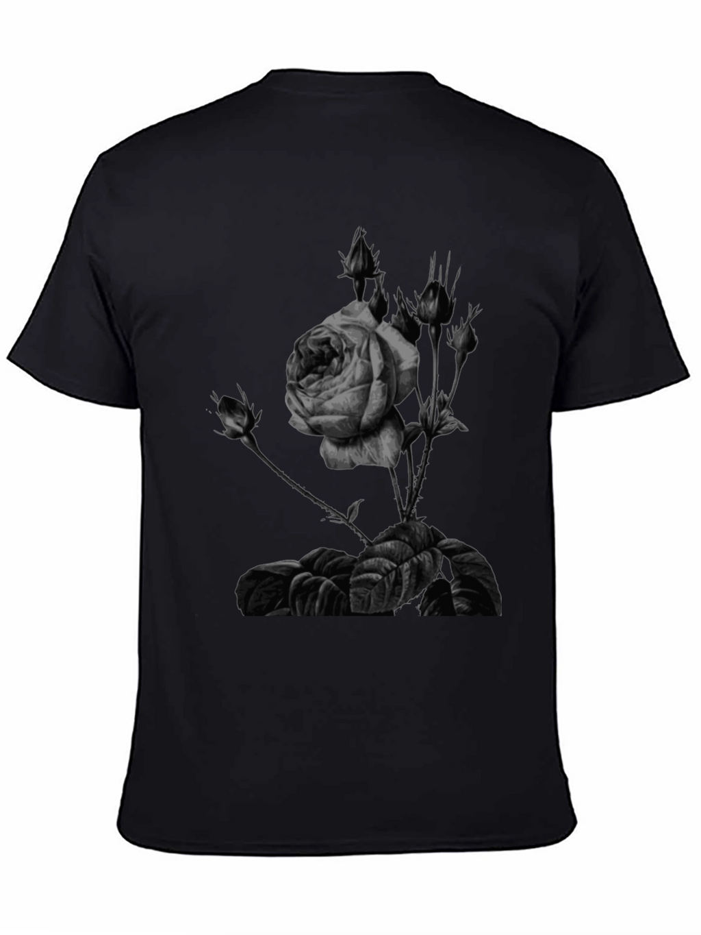 Rose Graphic Print T-Shirt