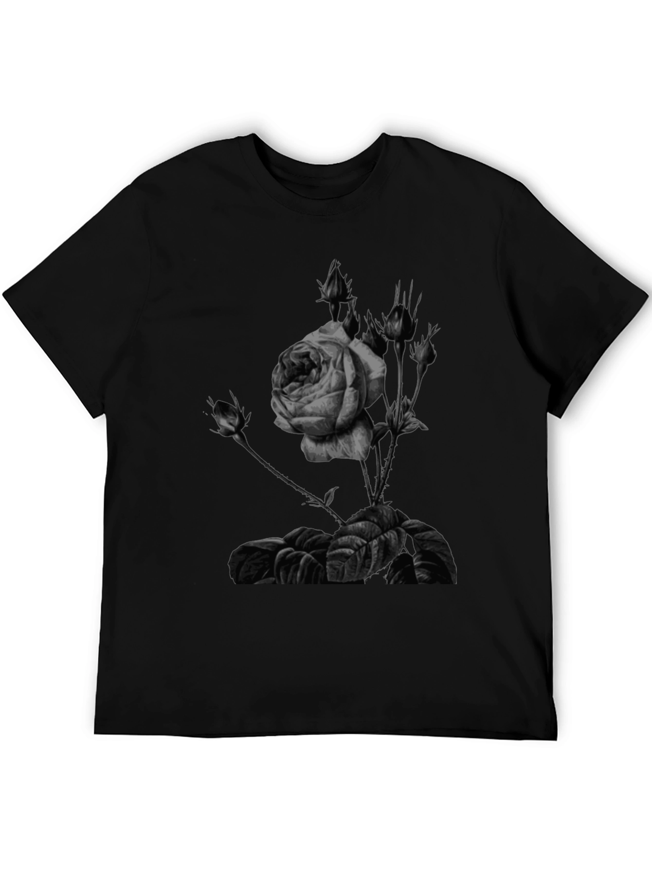 Rose Graphic Print T-Shirt