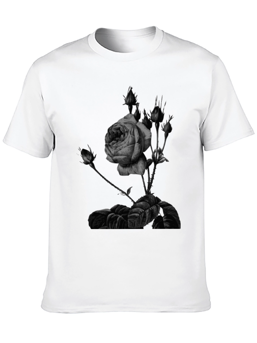 Rose Graphic Print T-Shirt