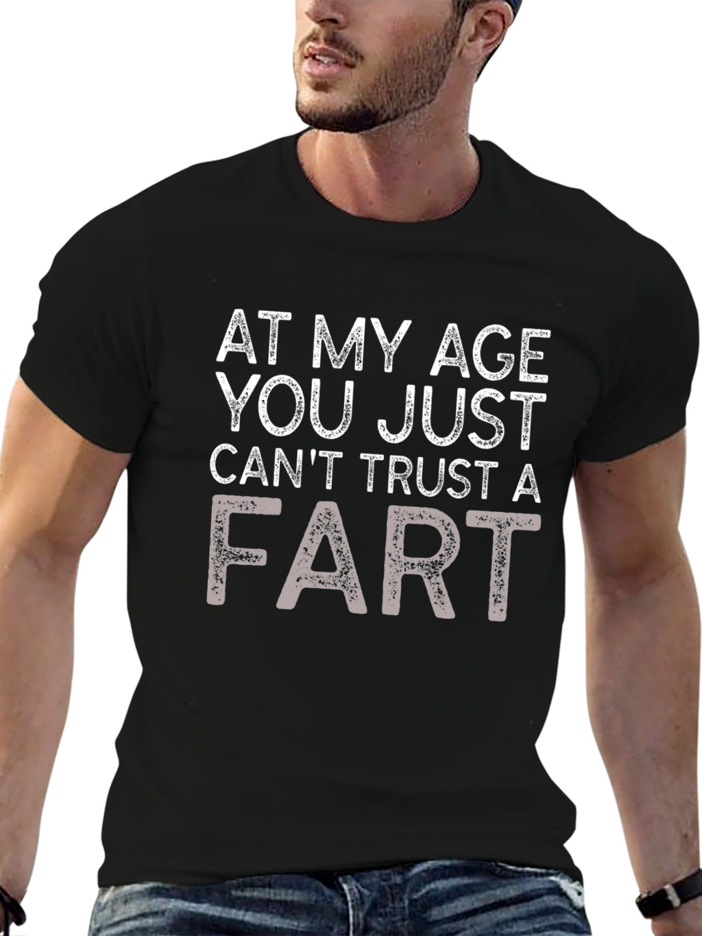 Funny Cant Trust a Fart Graphic Tee