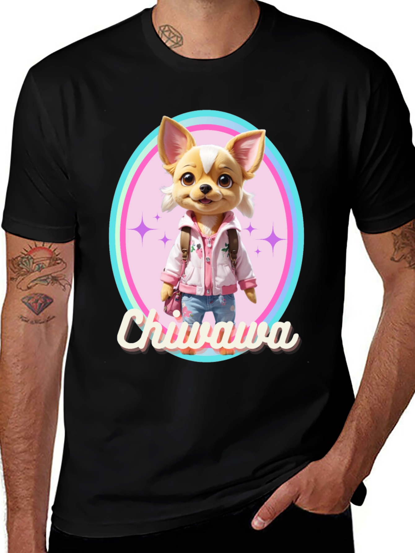 Chihuahua Graphic Tee - Kawaii Dog Shirt
