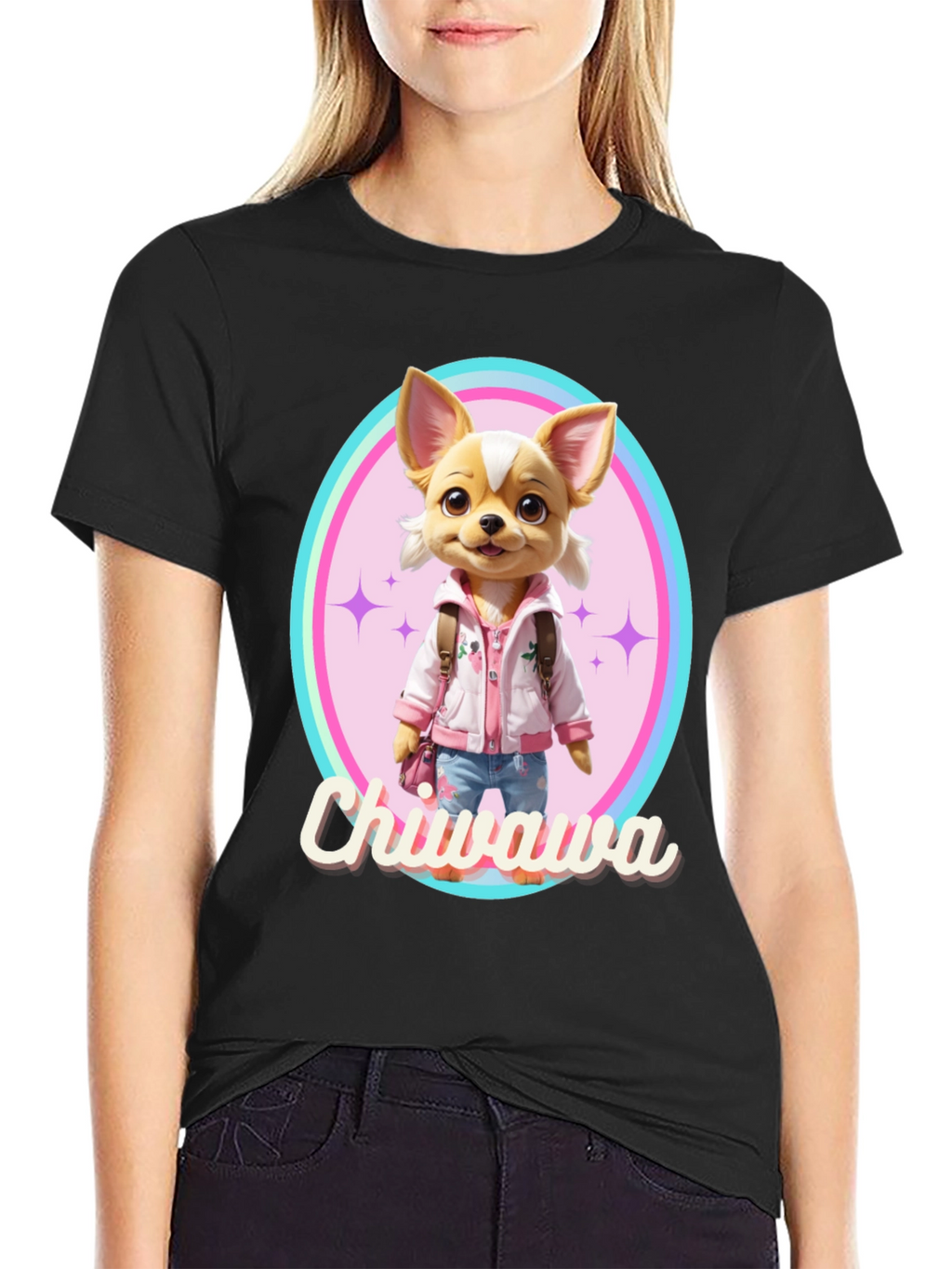 Chihuahua Graphic Tee - Kawaii Dog Shirt