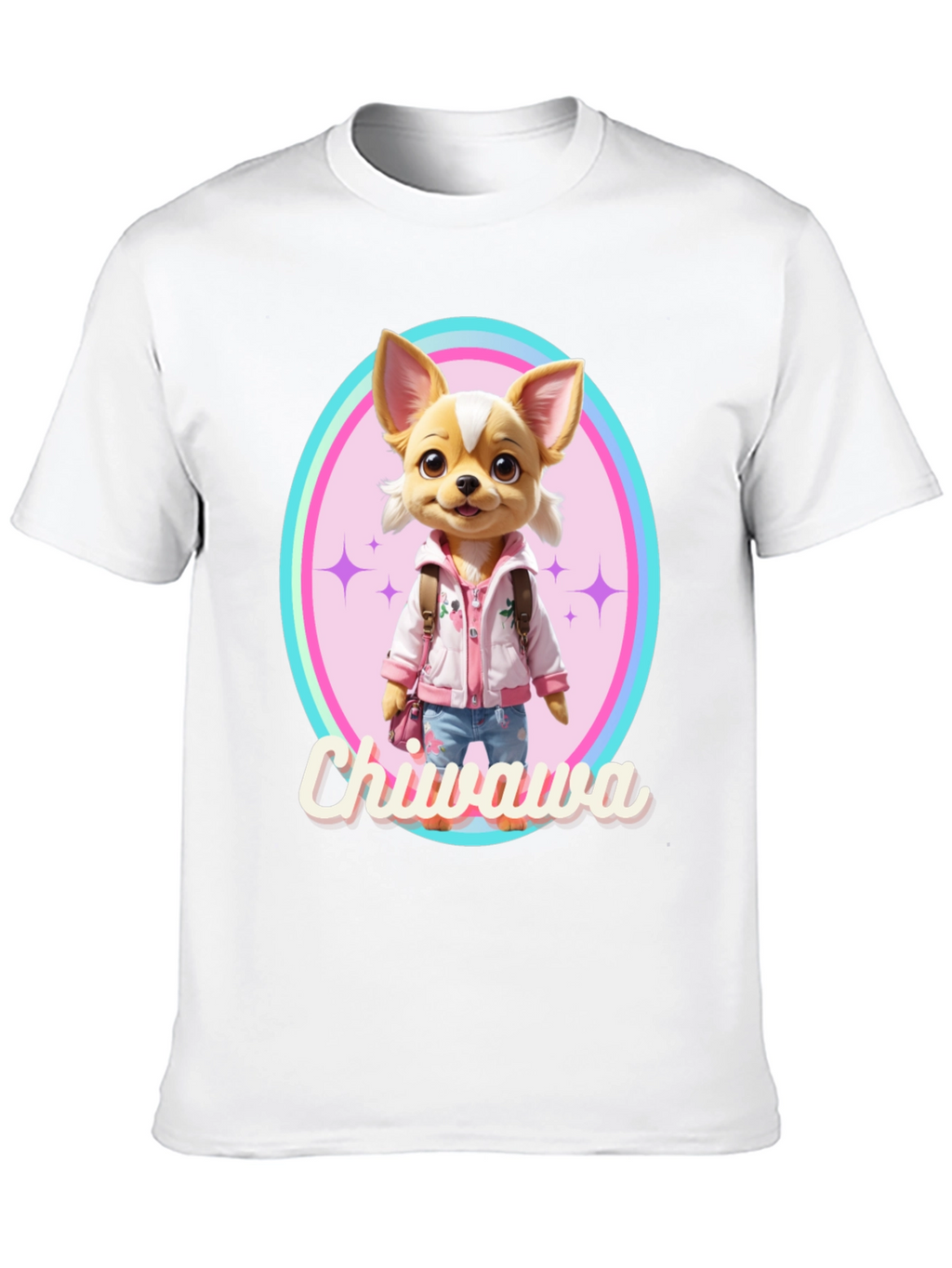 Chihuahua Graphic Tee - Kawaii Dog Shirt