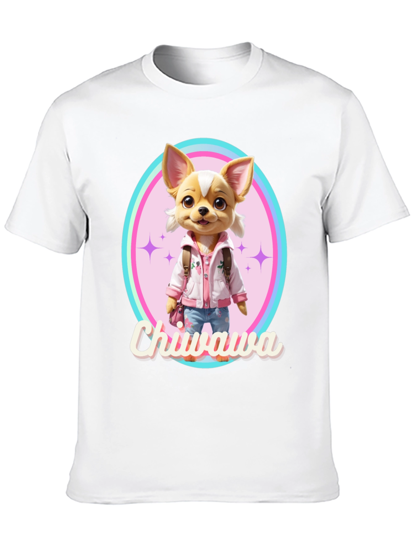 Chihuahua Graphic Tee - Kawaii Dog Shirt