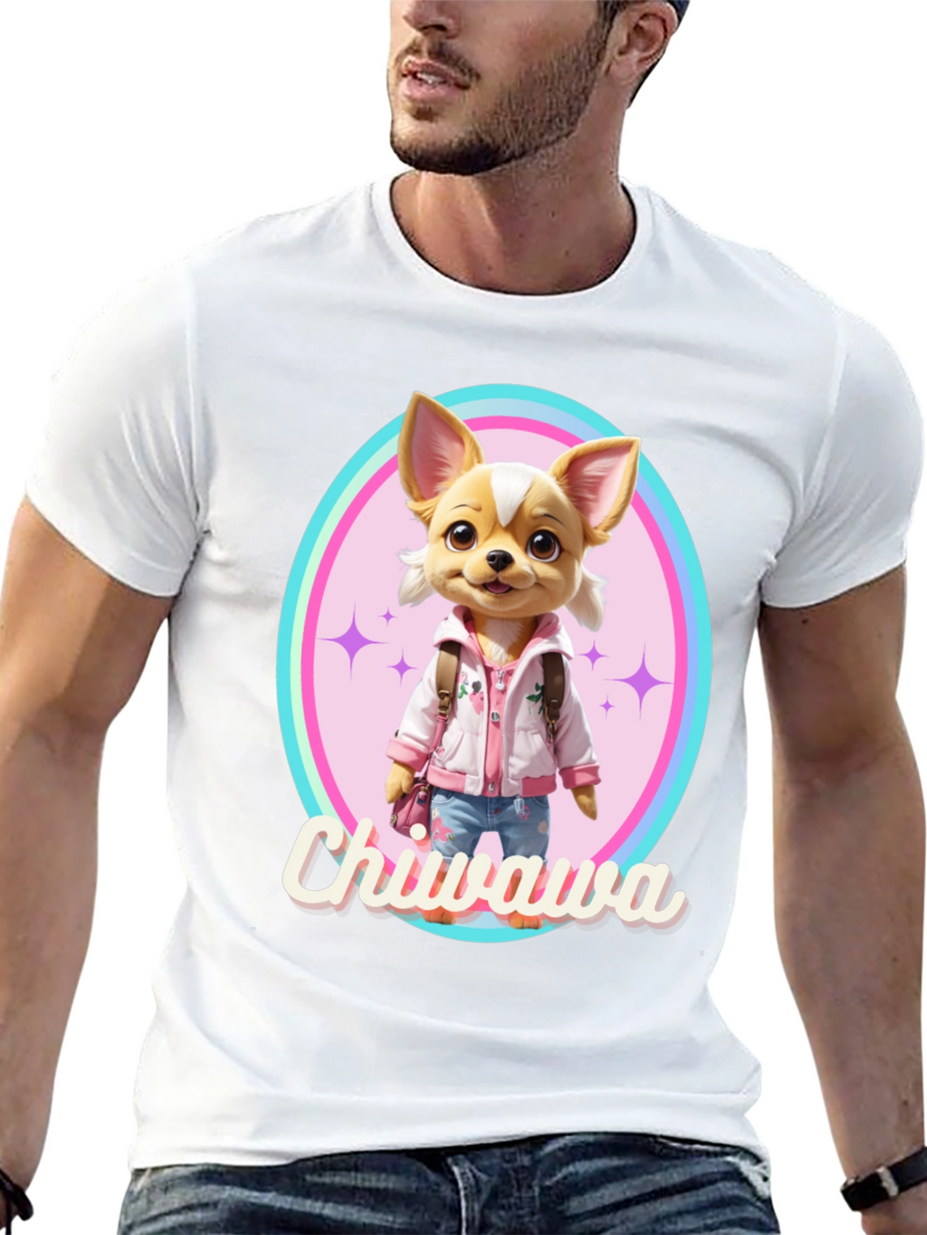 Chihuahua Graphic Tee - Kawaii Dog Shirt