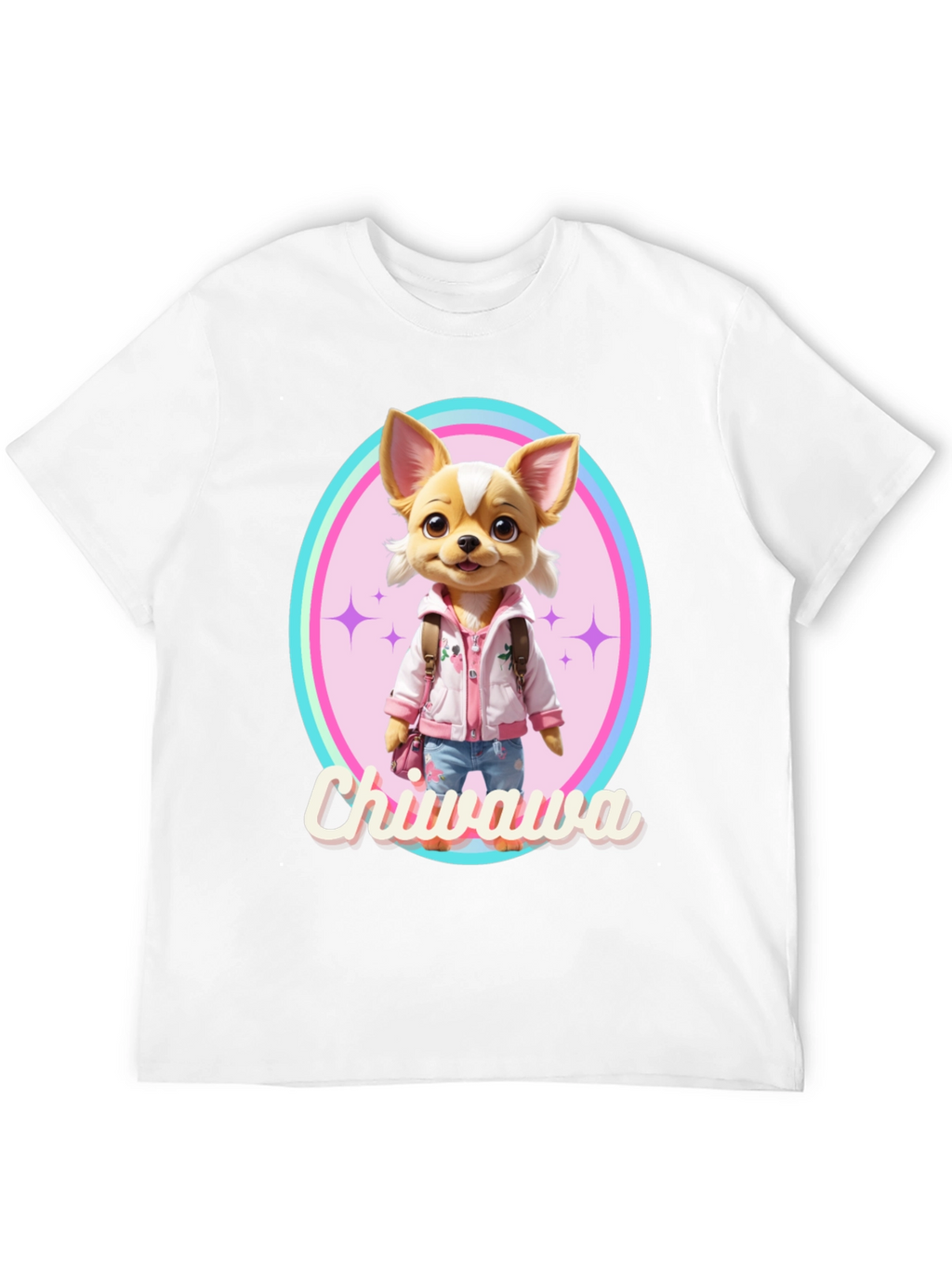 Chihuahua Graphic Tee - Kawaii Dog Shirt