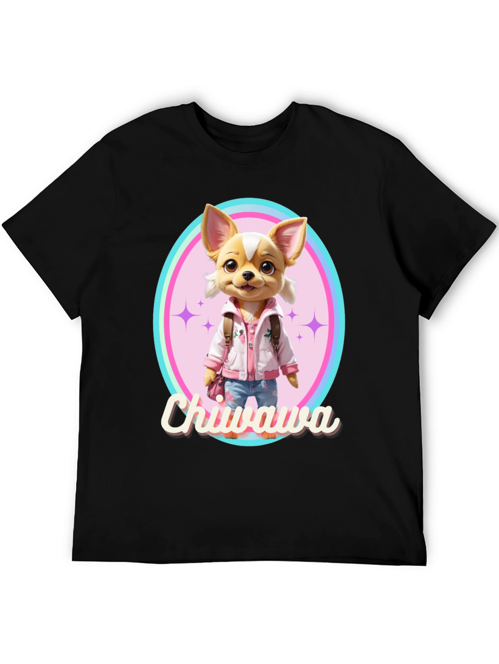 Chihuahua Graphic Tee - Kawaii Dog Shirt