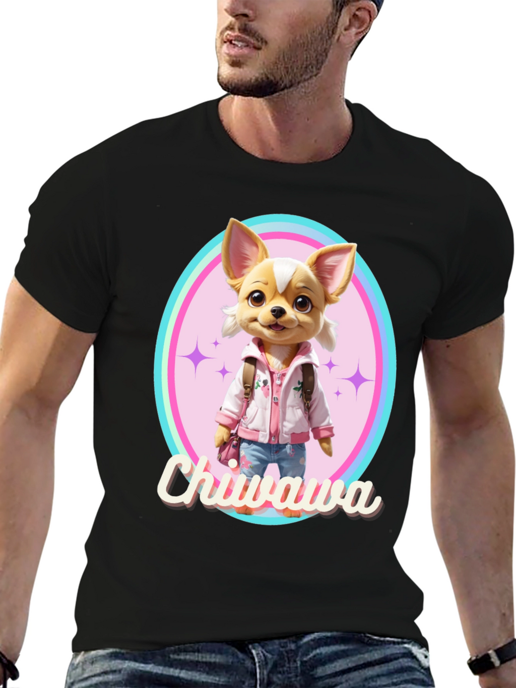 Chihuahua Graphic Tee - Kawaii Dog Shirt