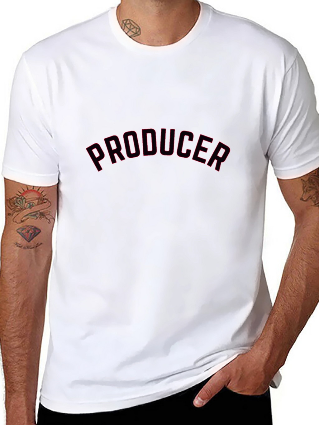 Producer Black Graphic T-Shirt