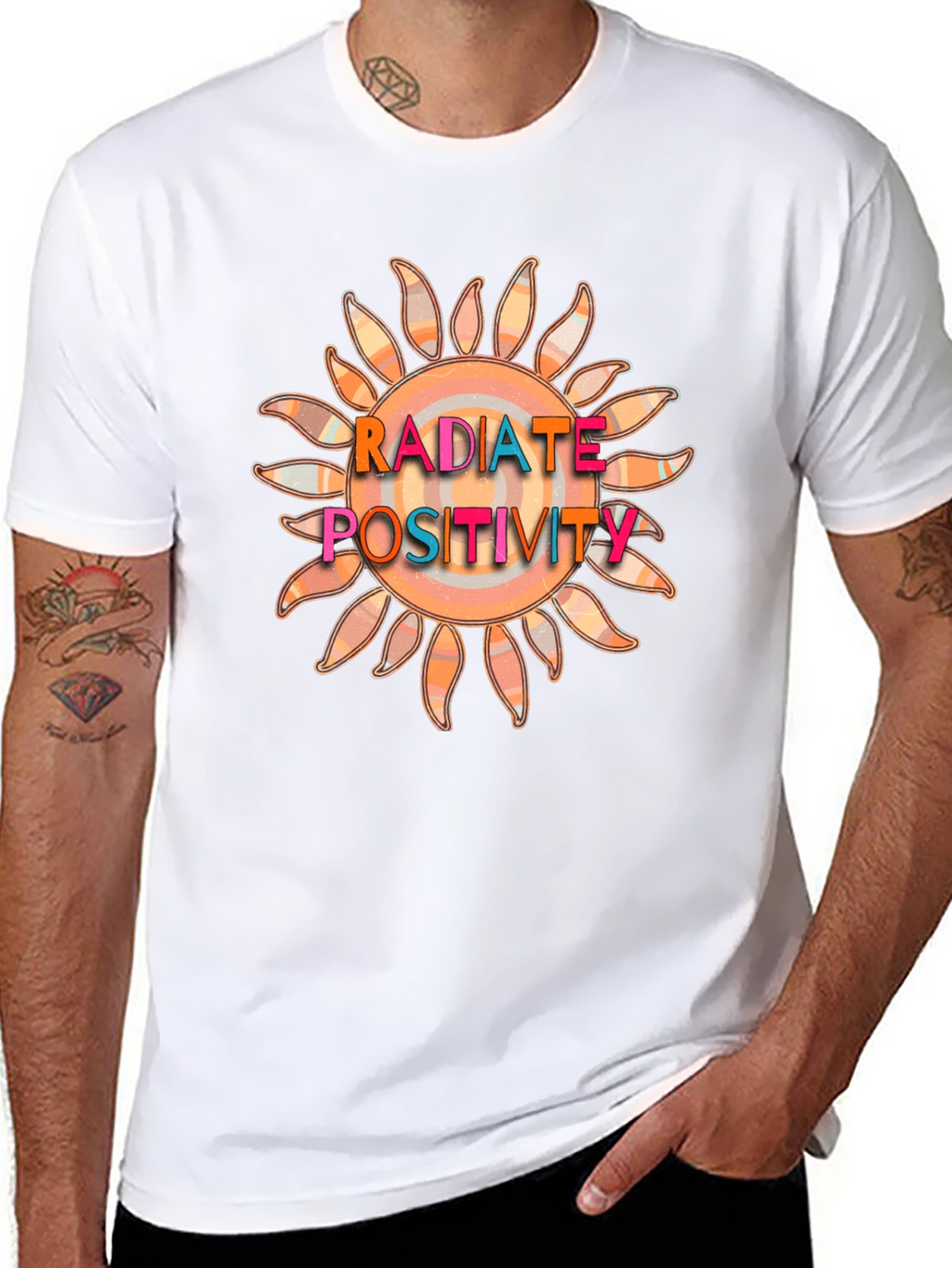 Radiate Positivity Graphic T-Shirt