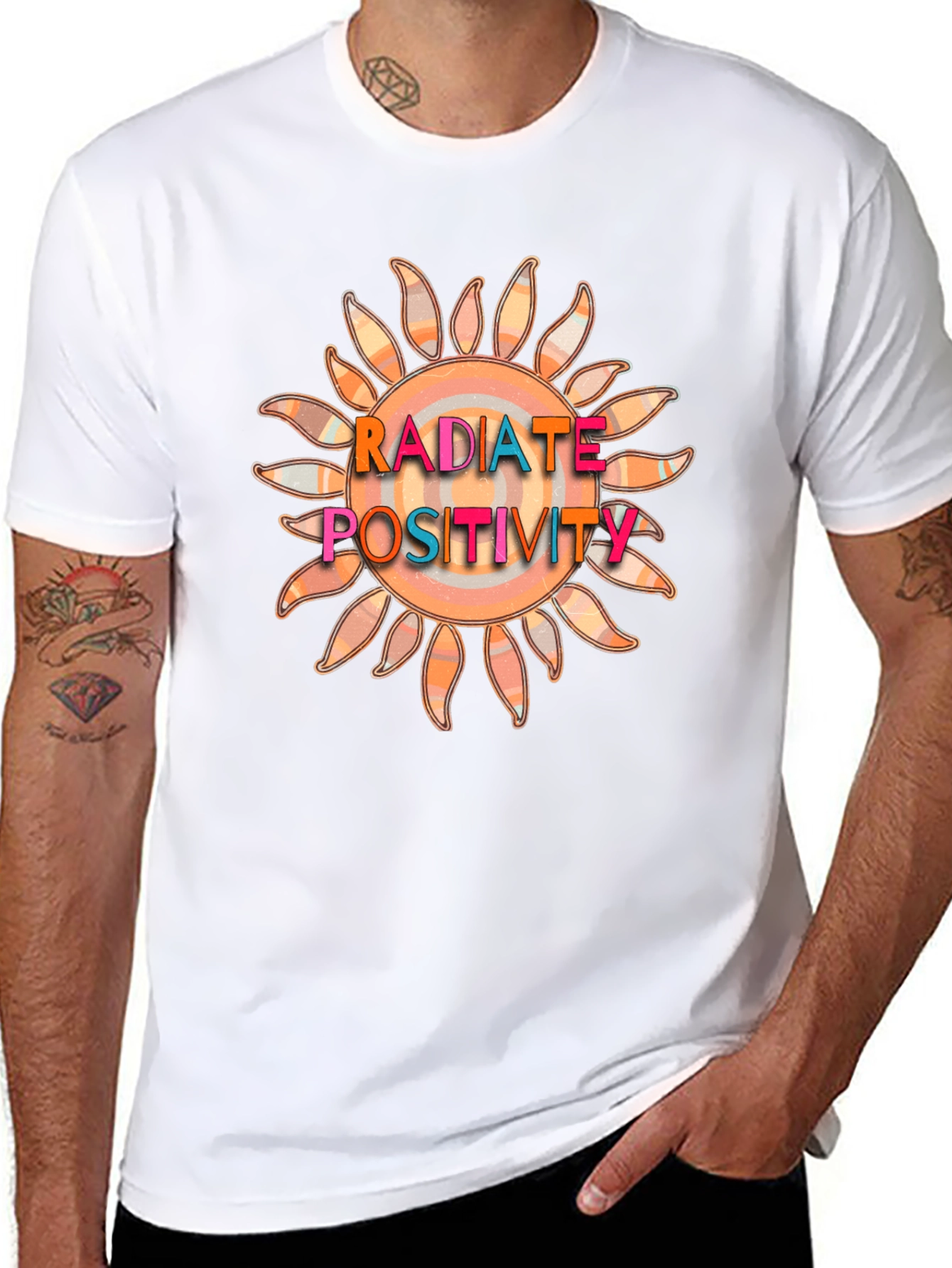 Radiate Positivity Graphic T-Shirt