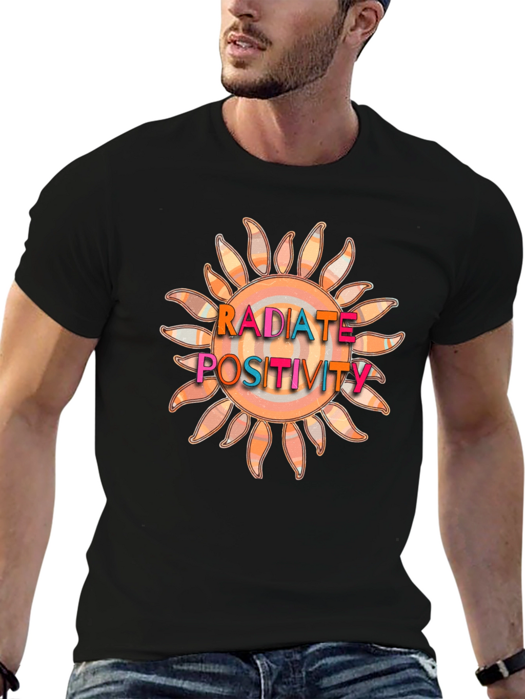 Radiate Positivity Graphic T-Shirt