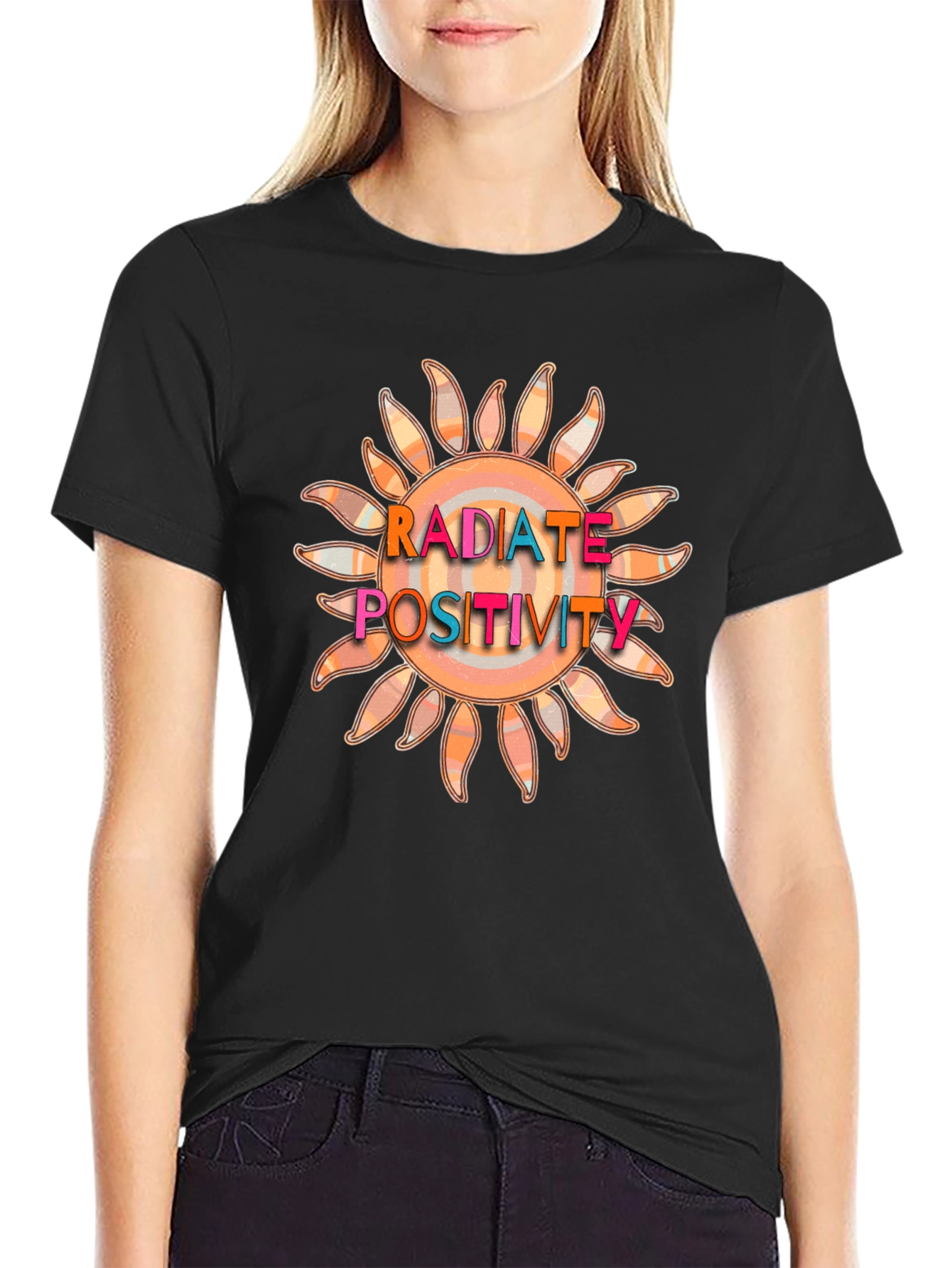 Radiate Positivity Graphic T-Shirt
