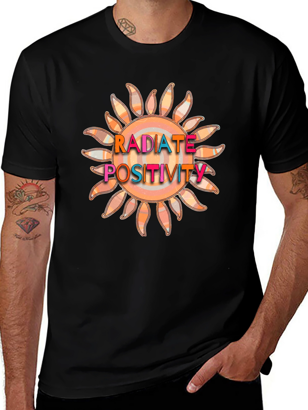 Radiate Positivity Graphic T-Shirt