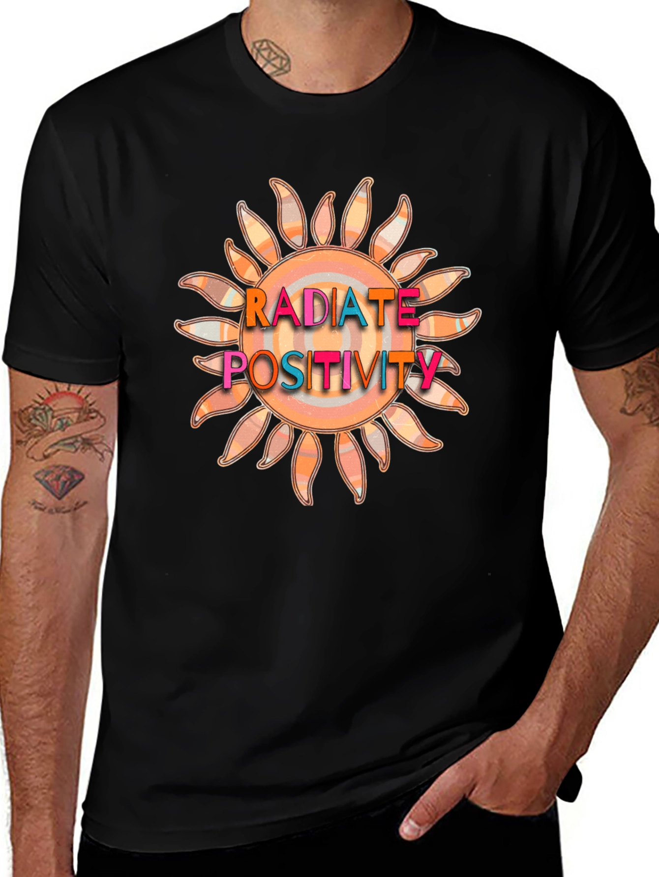 Radiate Positivity Graphic T-Shirt