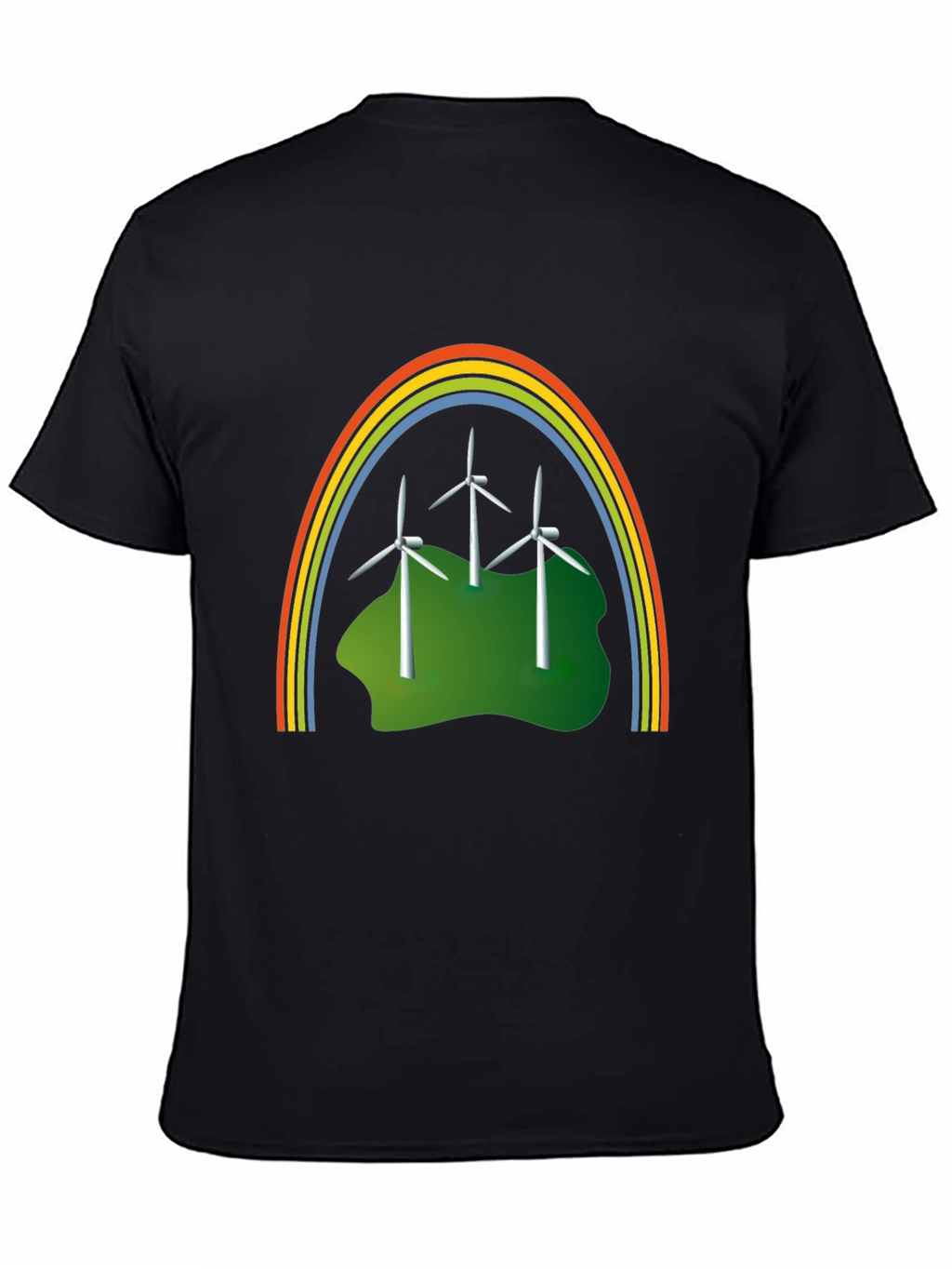 Eco Rainbow Windmills Graphic Tee