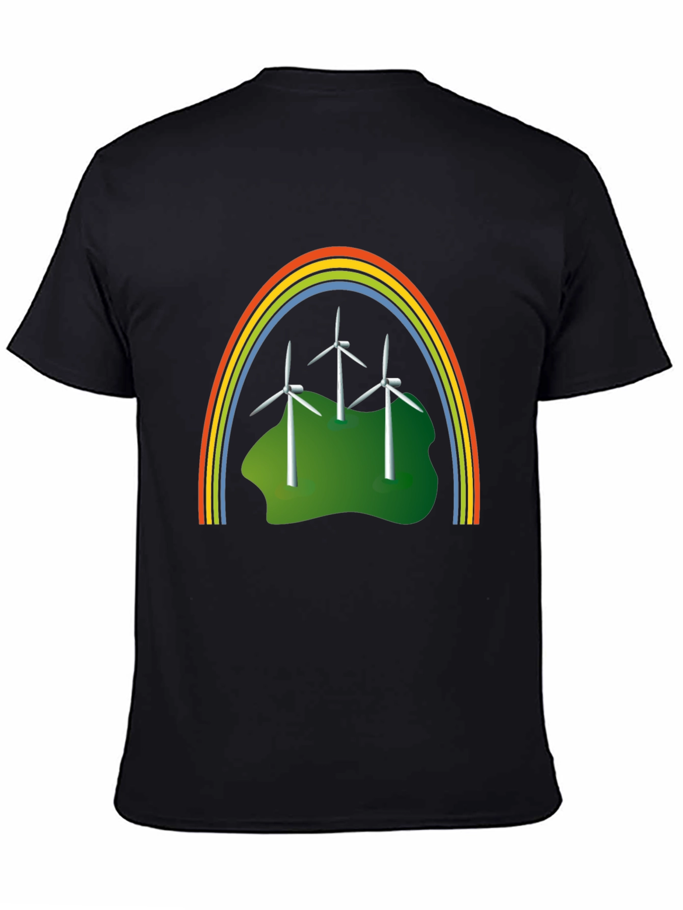 Eco Rainbow Windmills Graphic Tee