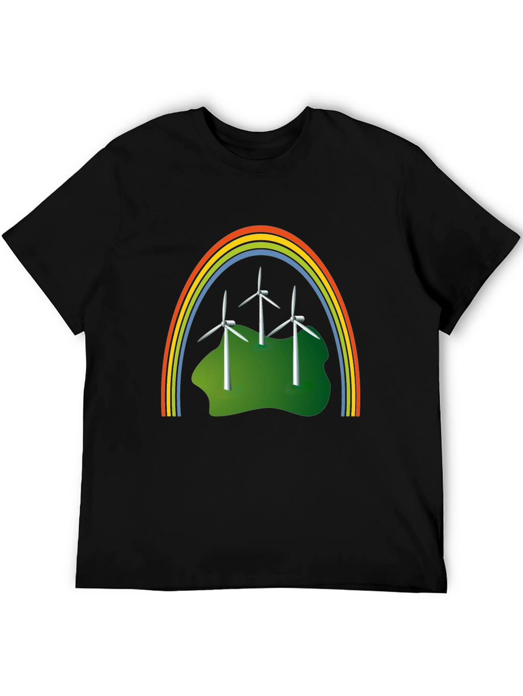 Eco Rainbow Windmills Graphic Tee