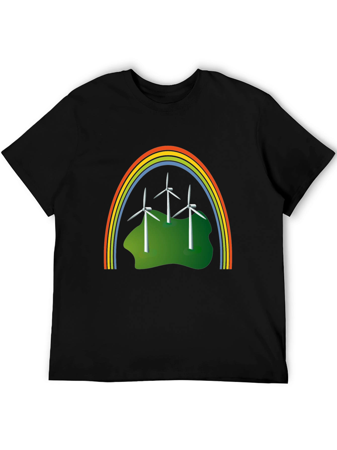 Eco Rainbow Windmills Graphic Tee