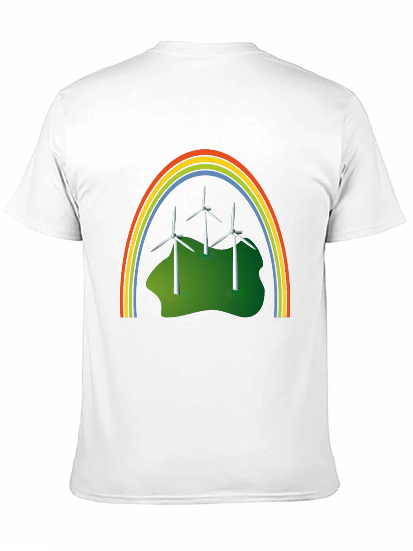 Eco Rainbow Windmills Graphic Tee