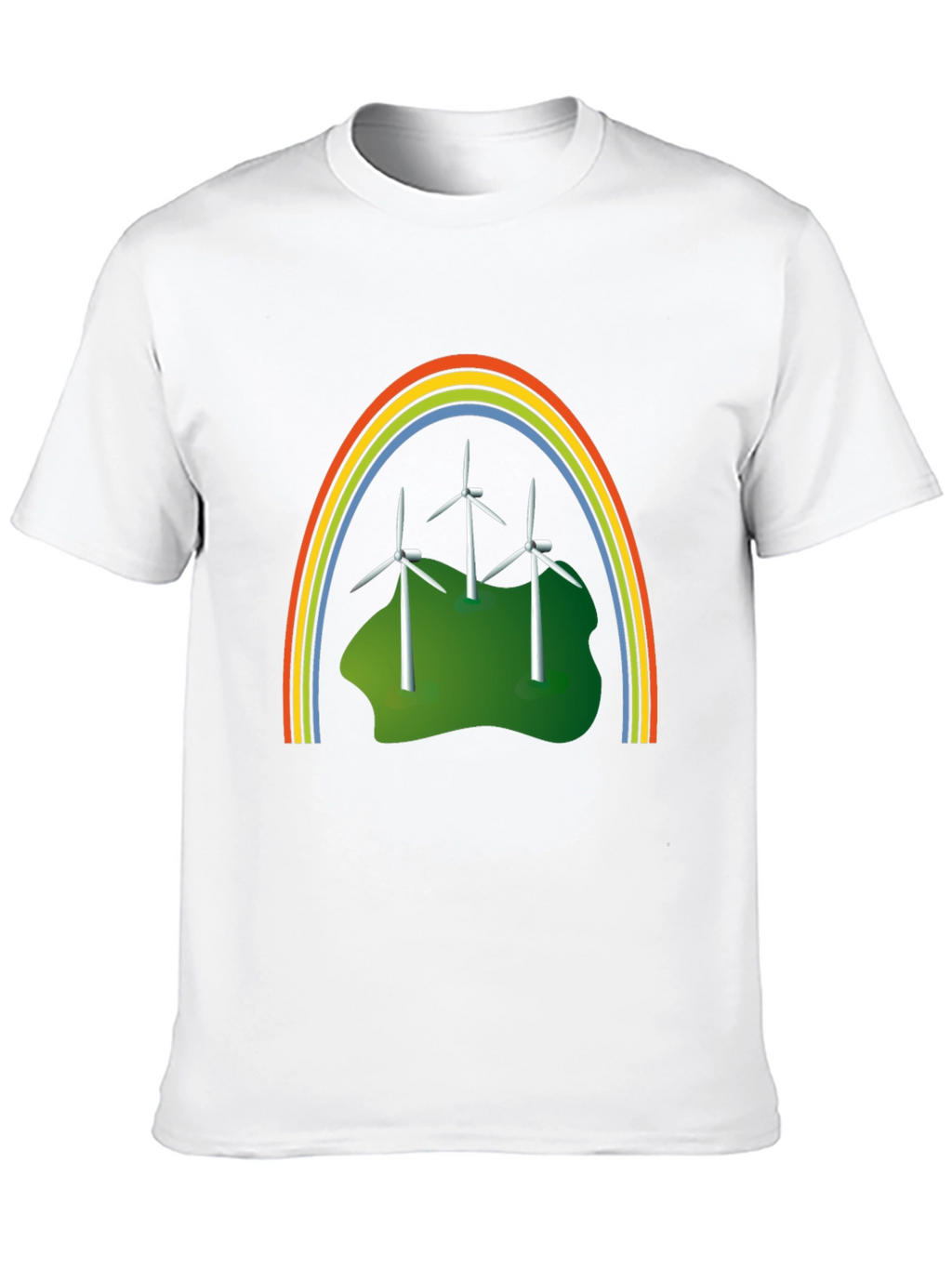 Eco Rainbow Windmills Graphic Tee