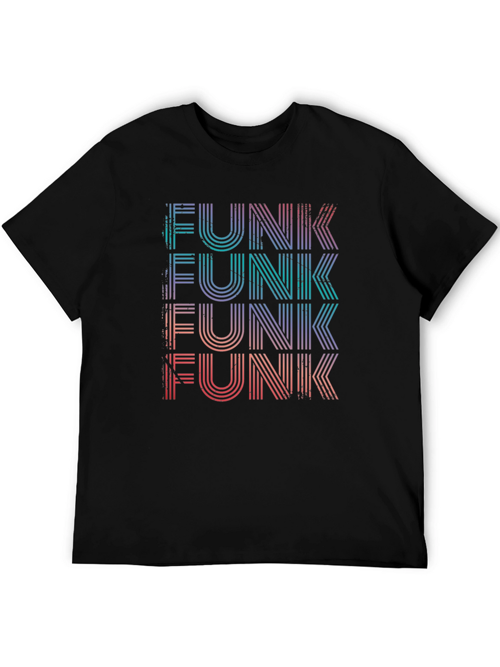 Retro Funk Graphic Tee - Black