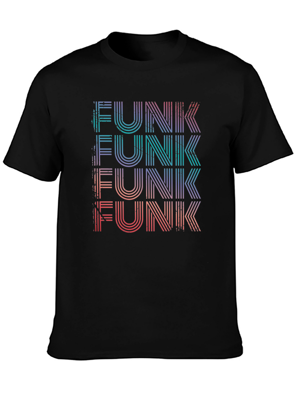 Retro Funk Graphic Tee - Black