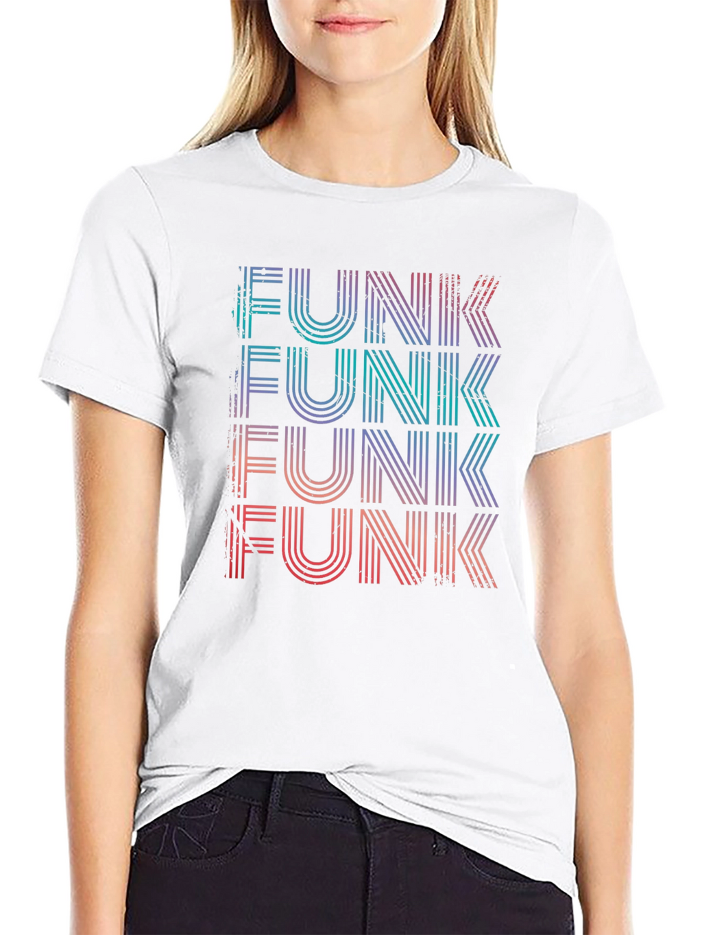 Retro Funk Graphic Tee - Black
