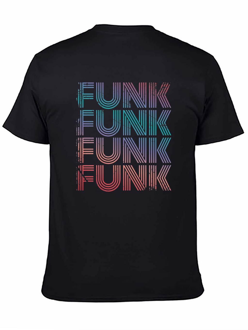 Retro Funk Graphic Tee - Black