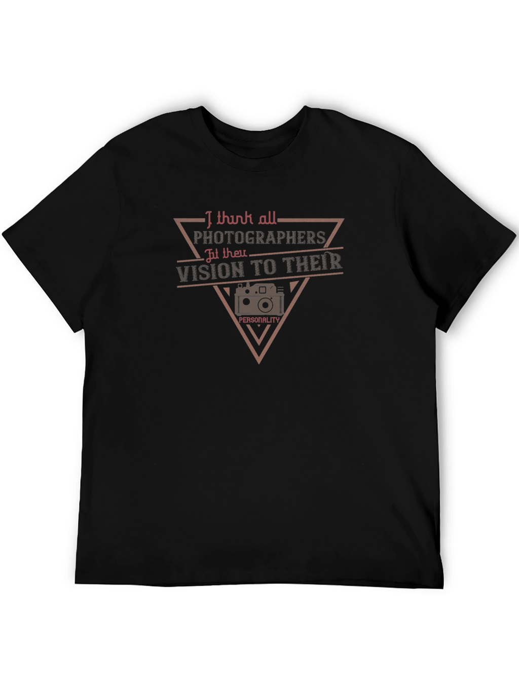 Photographer Vision Black Graphic Tee