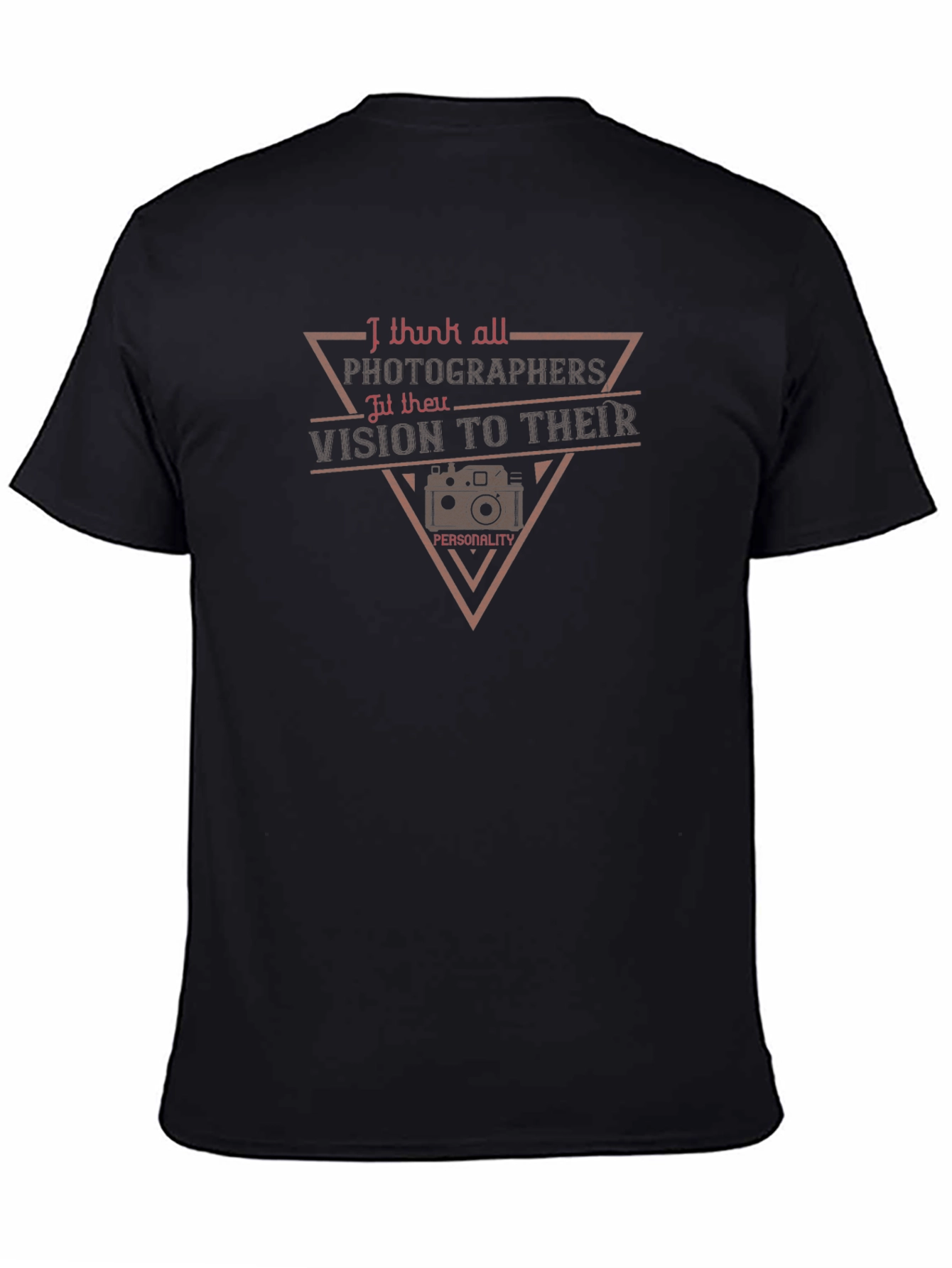Photographer Vision Black Graphic Tee