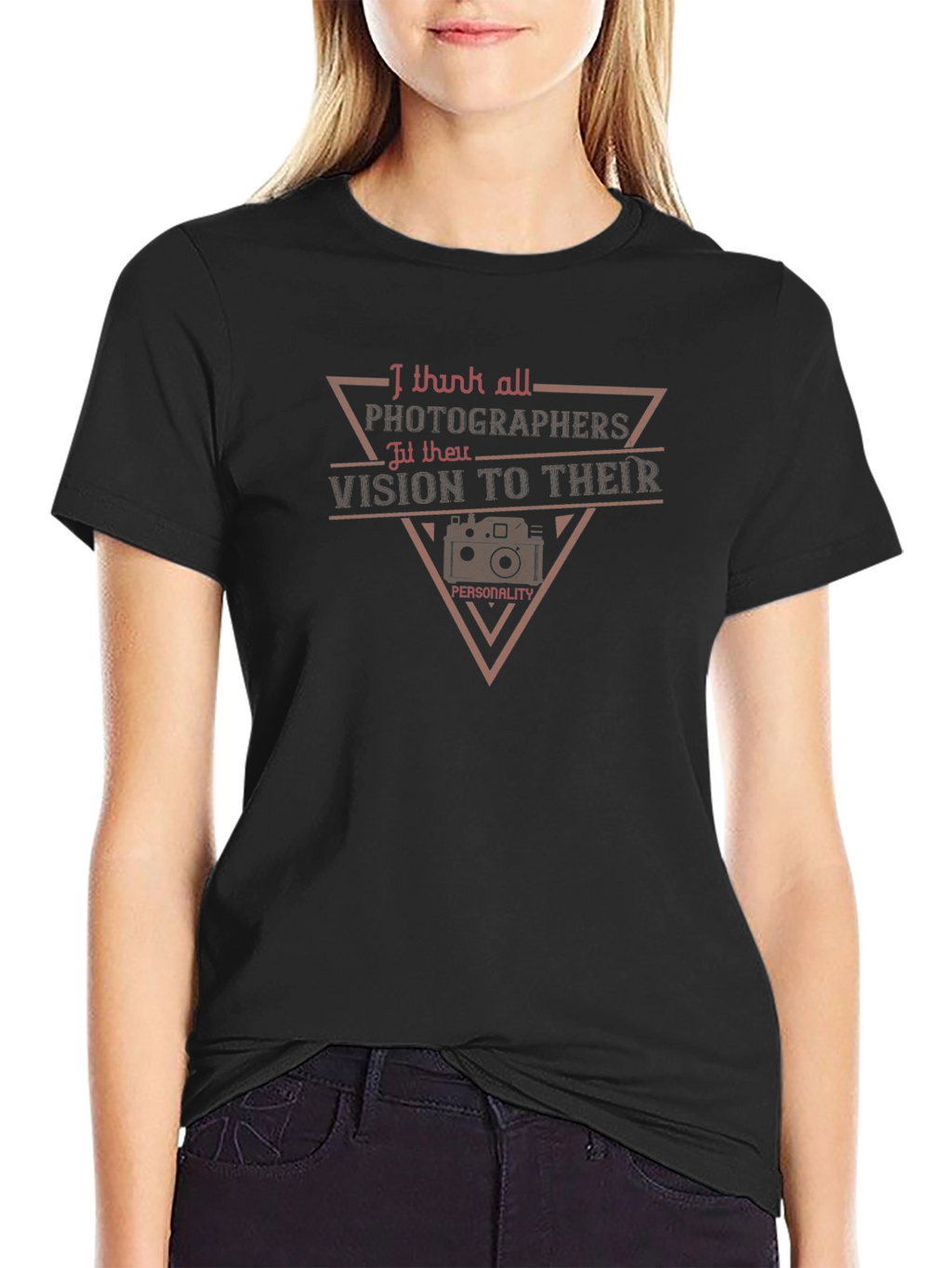 Photographer Vision Black Graphic Tee