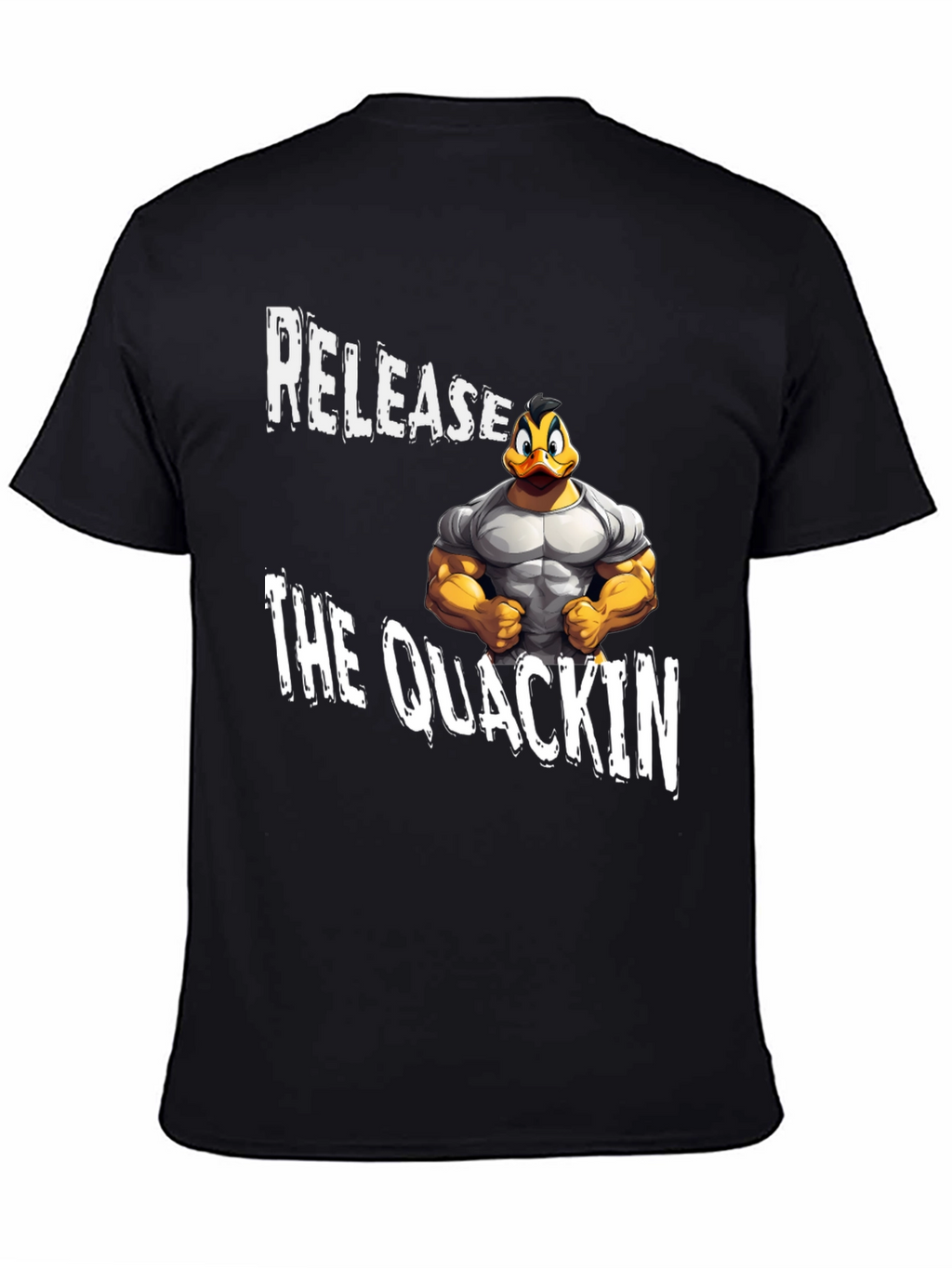 Release the Quackin Black Graphic T-Shirt