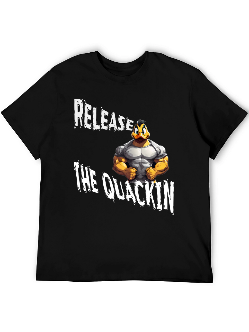 Release the Quackin Black Graphic T-Shirt