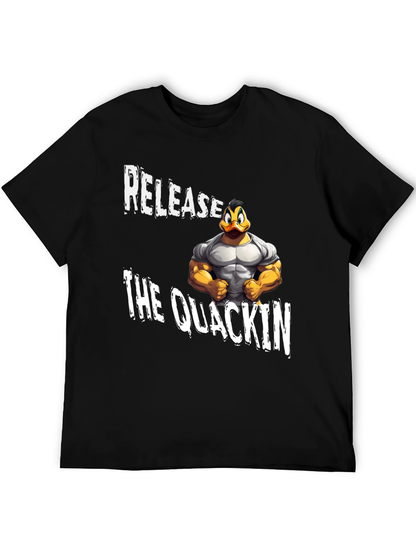 Release the Quackin Black Graphic T-Shirt