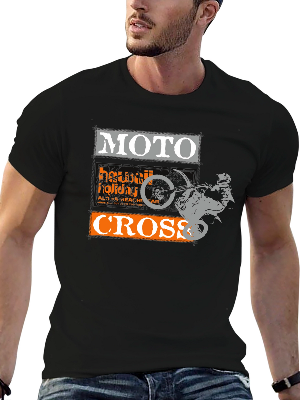 MotoCross Graphic T-Shirt - Rider Design