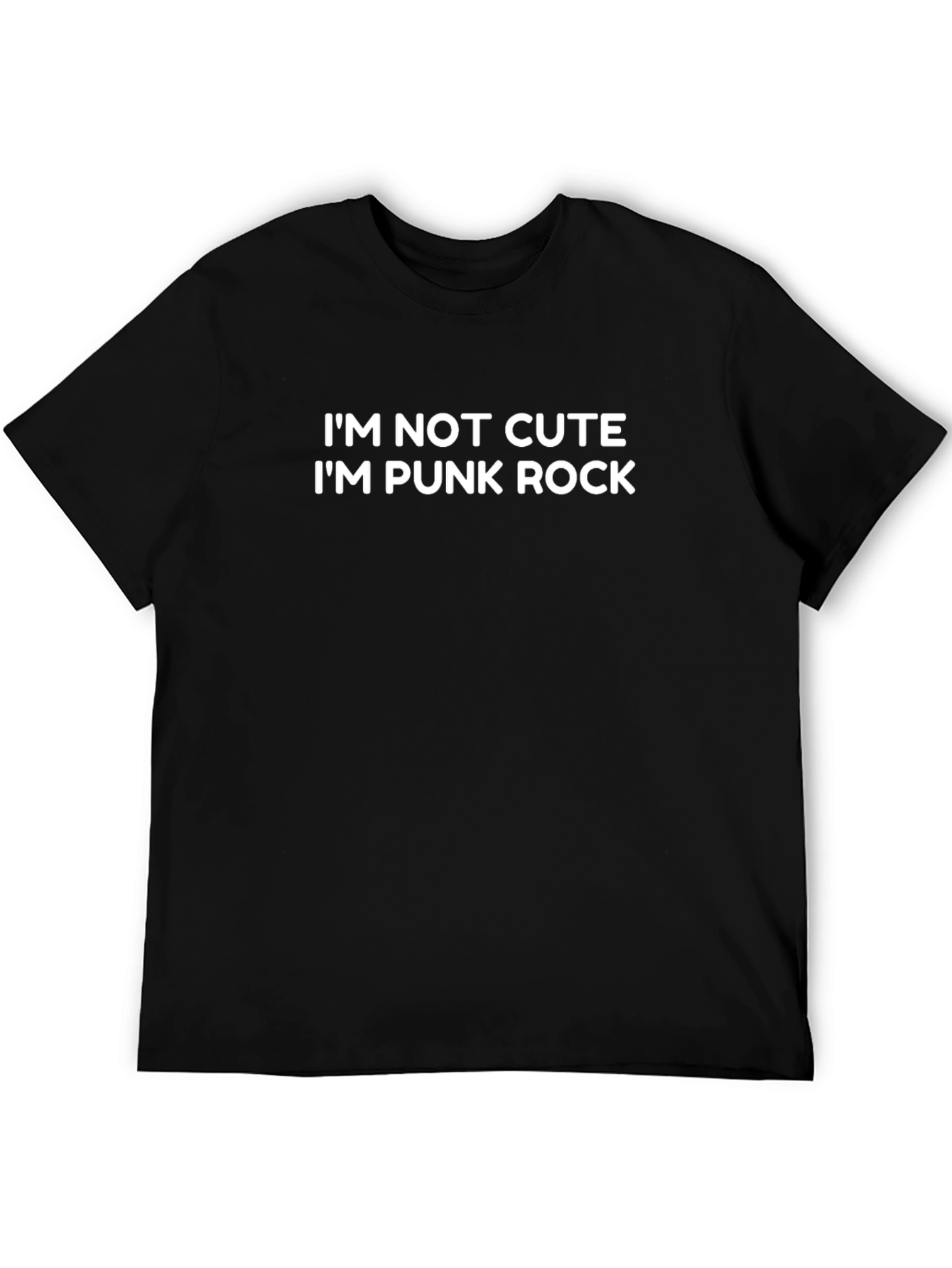 Im Not Cute Im Punk Rock Graphic Tee