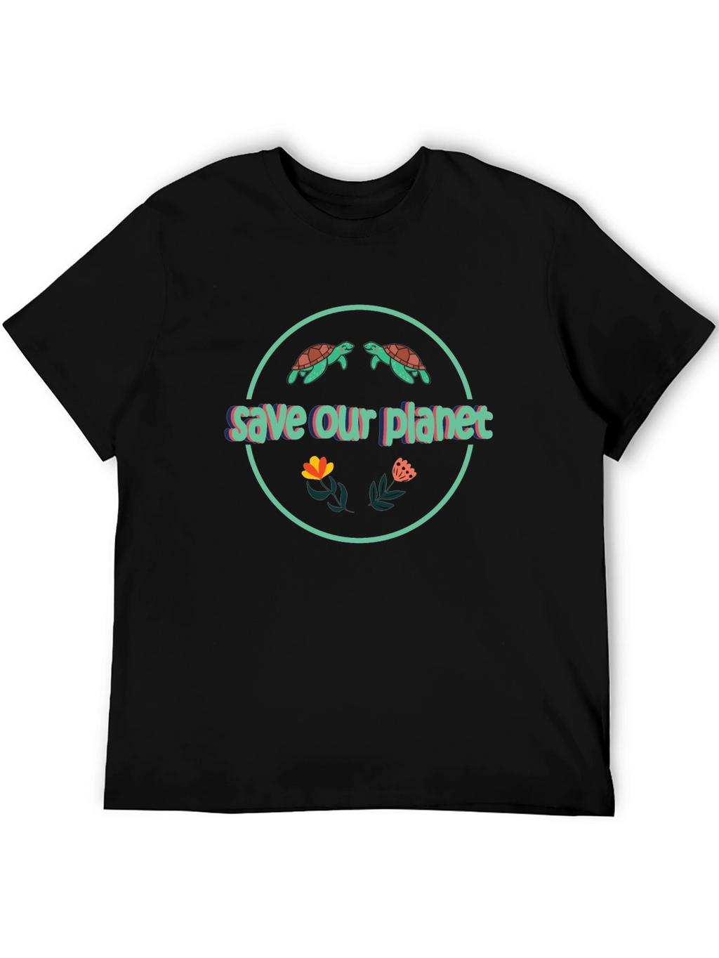 Save Our Planet Graphic Print Tee