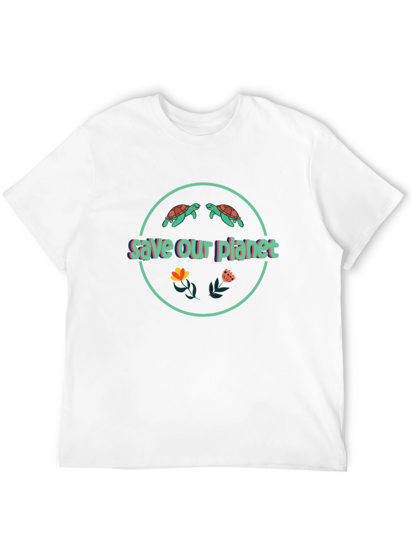 Save Our Planet Graphic Print Tee