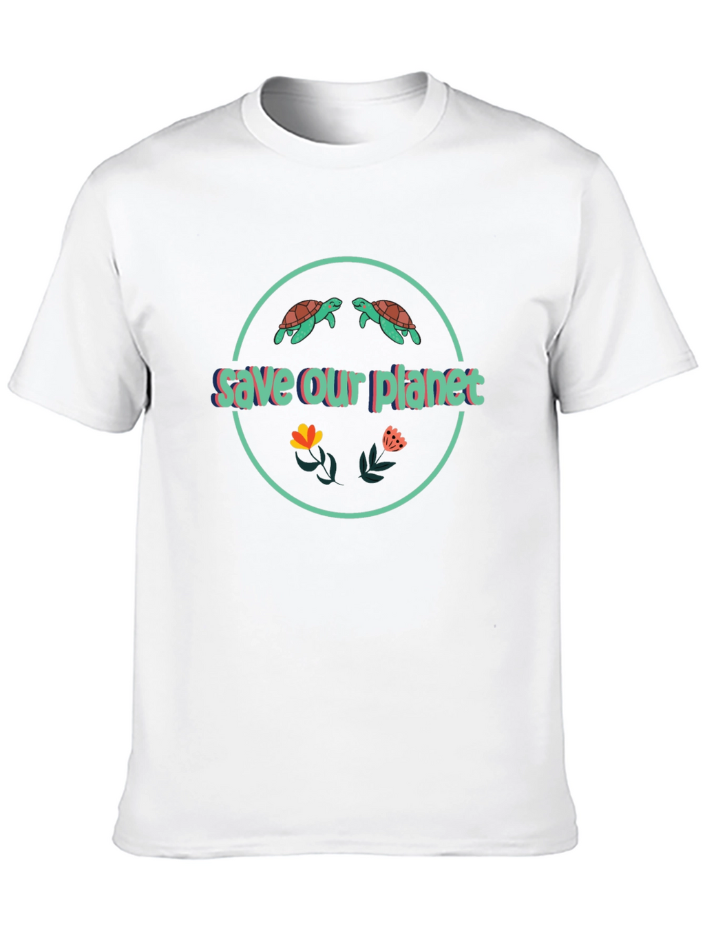 Save Our Planet Graphic Print Tee