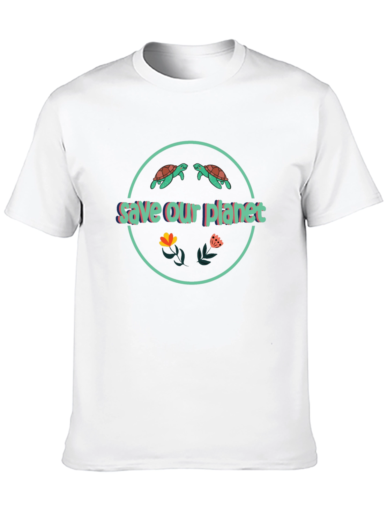 Save Our Planet Graphic Print Tee