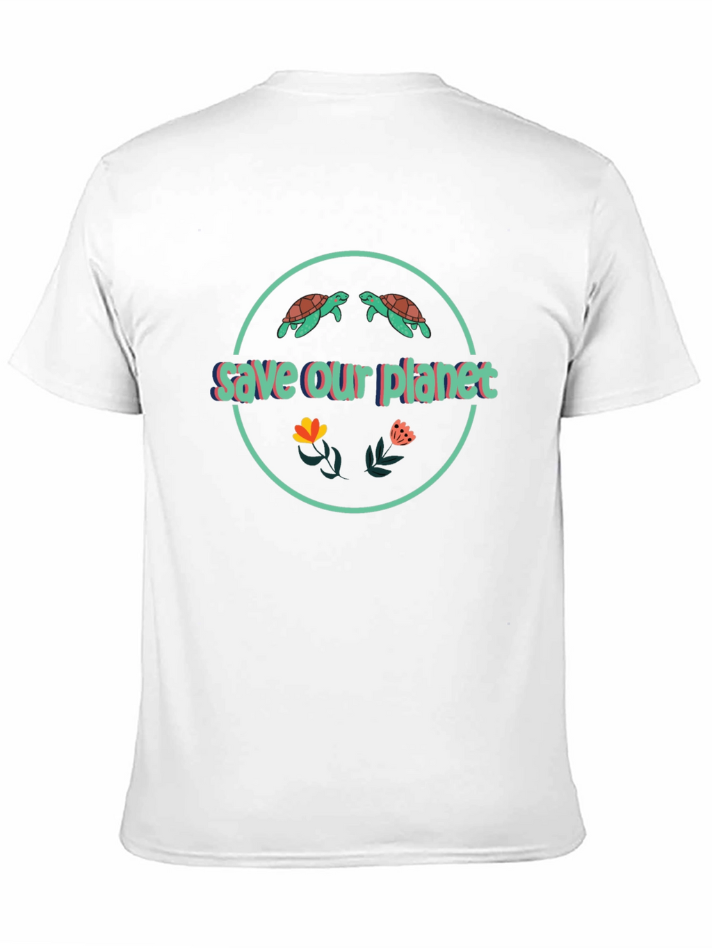 Save Our Planet Graphic Print Tee