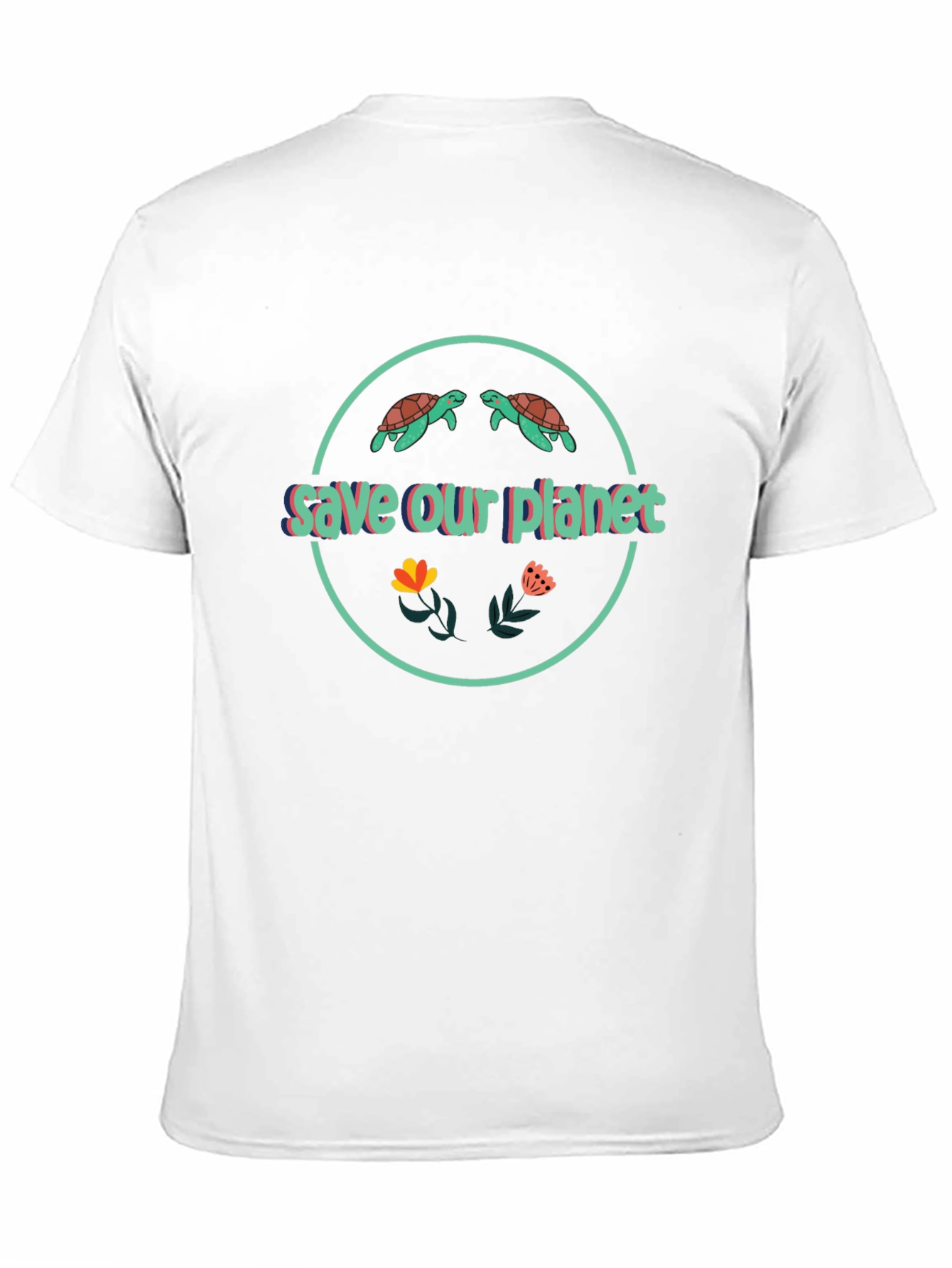Save Our Planet Graphic Print Tee