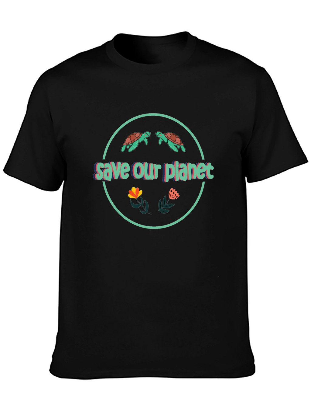 Save Our Planet Graphic Print Tee