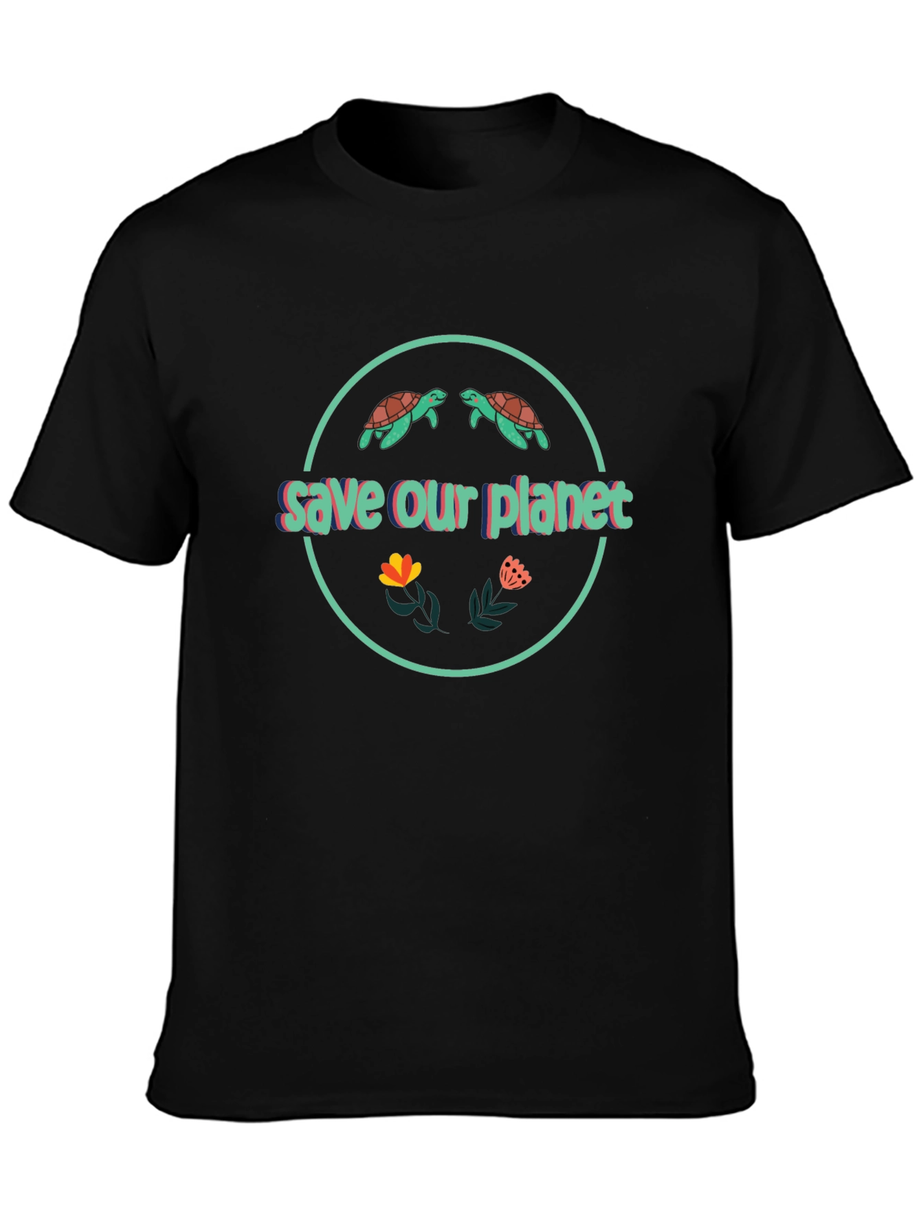 Save Our Planet Graphic Print Tee