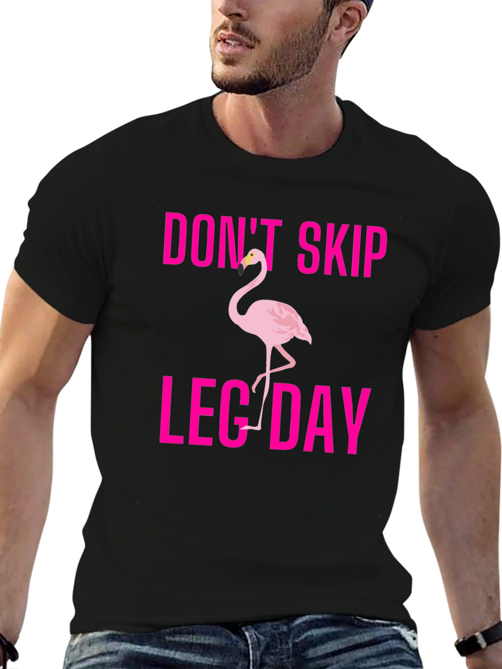 Dont Skip Leg Day Flamingo T-Shirt