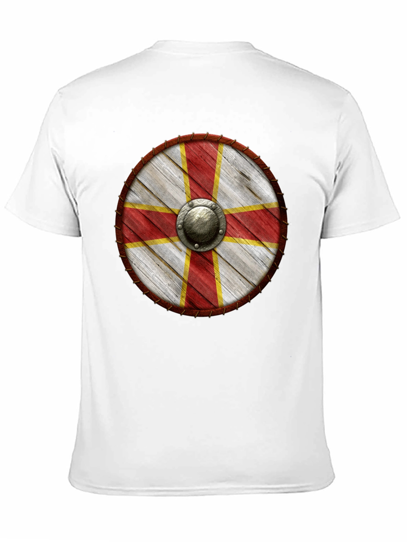 Viking Shield T-Shirt - Medieval Knight Design